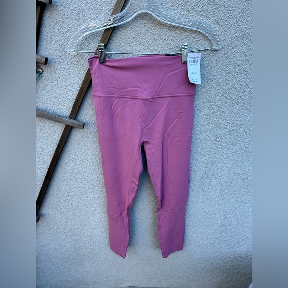 Abercrombie YPB studioFLEX 7/8-Length Legging Pink Marsala New with Tags! - Picture 4 of 7